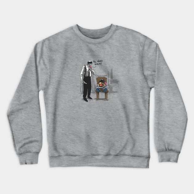 Stuck In The Middle With You Crewneck Sweatshirt by AlbertoArni